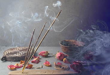 Incense used for psychic readings at Astrology Boutique in Chicago.